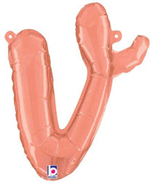 14" Air-Fill Script Letter Balloons