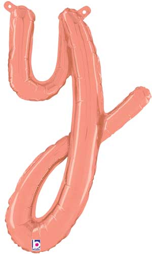 24" Air-Fill Script Letter Balloons