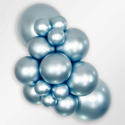 18" Silk Arctic Blue Sempertex Balloons