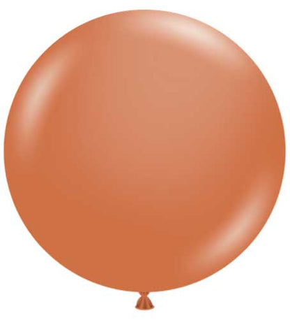 Burnt Orange Latex Balloons