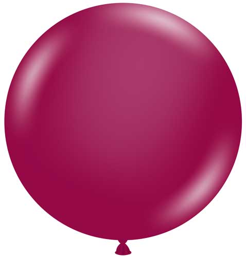 Crystal Burgundy Latex Balloons