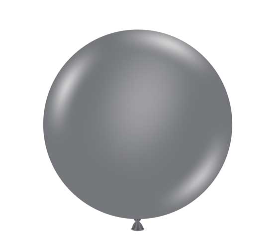 Gray Smoke Latex Balloons