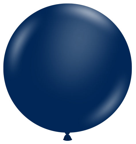17 Metallic Midnight Blue TUFTEX Balloons
