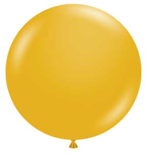 24 Mustard TUFTEX Balloons
