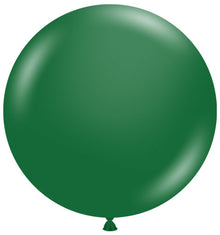 17 Metallic Forest Green TUFTEX Balloons