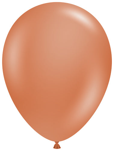 5" Burnt Orange TUFTEX Balloons