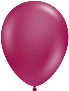 Crystal Burgundy Balloons