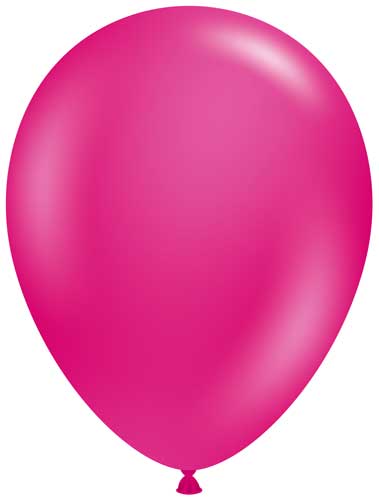 5" Crystal Magenta TUFTEX Balloons