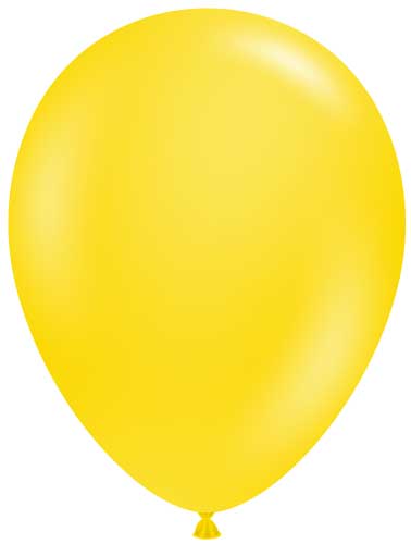 Crystal Yellow Balloons