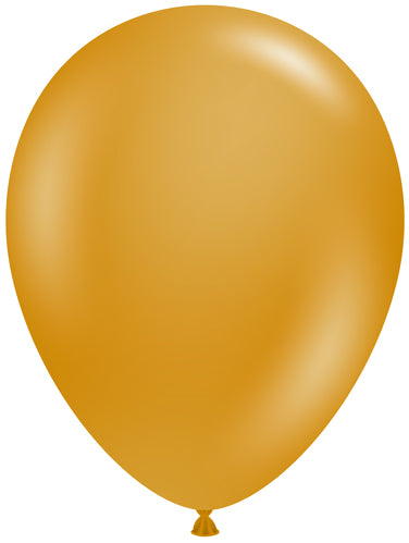 5" Gold TUFTEX Balloons