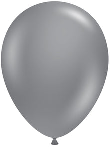 11" Gray Smoke TUFTEX Balloons