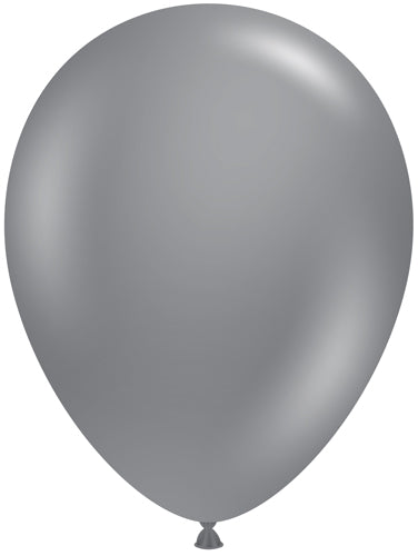 5" Gray Smoke TUFTEX Balloons