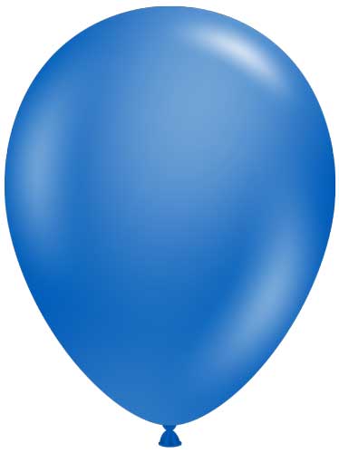 5 Metallic Blue TUFTEX Balloons