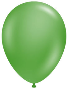 11 Metallic Green TUFTEX Balloons
