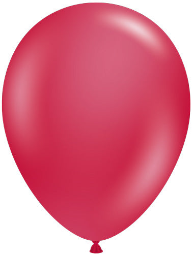 11 Metallic Starfire Red TUFTEX Balloons