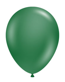 11 Metallic Forest Green TUFTEX Balloons