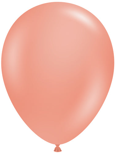5" Metallic Rose Gold TUFTEX Balloons