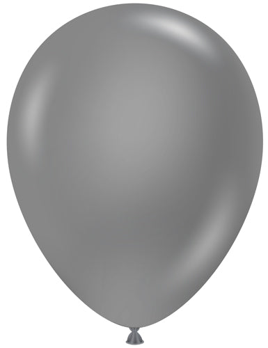 5" Silver TUFTEX Balloons