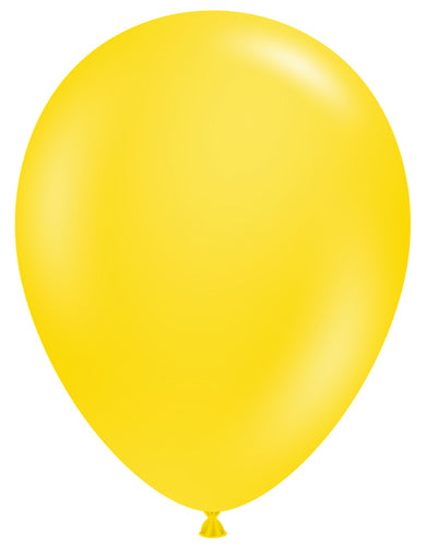 5" Yellow TUFTEX Balloons