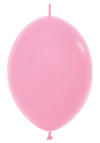 12 Fashion Bubble Gum Pink Link-O-Loons