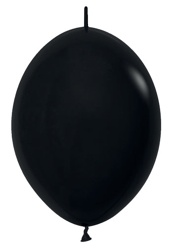 12 Deluxe Black Link-O-Loons