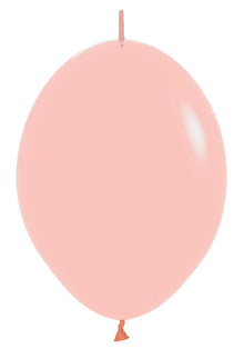 6" Pastel Matte Melon Link-O-Loons