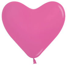 11 inch Deluxe Fuchsia Hearts