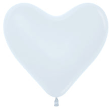 11 inch Fashion White Hearts