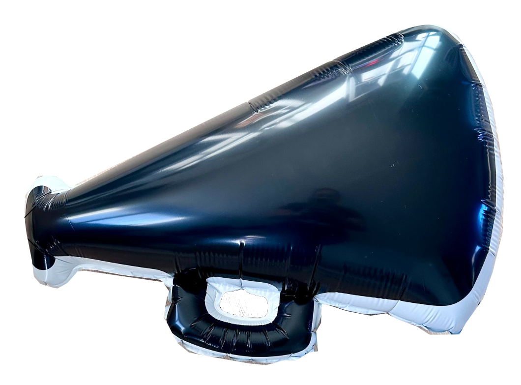 Black Megaphone Shape