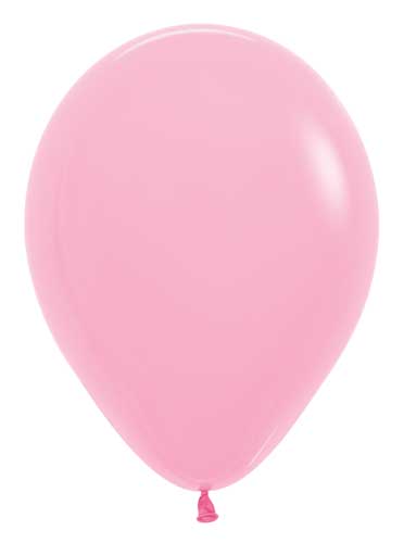 Fashion Bubble Gum Pink Latex Balloons