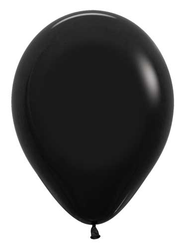 Deluxe Black Latex Balloons