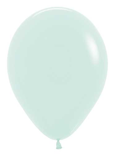 Pastel Matte Green Latex Balloons