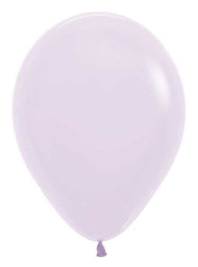 Pastel Matte Lilac Latex Balloons