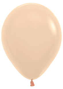 5 Pastel Matte Malibu Peach Sempertex Balloons