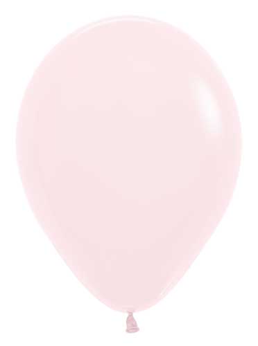 18 Pastel Matte Pink Sempertex Balloons