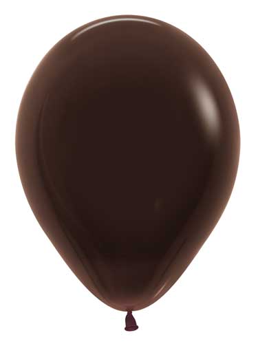 5 Deluxe Chocolate Sempertex Balloons