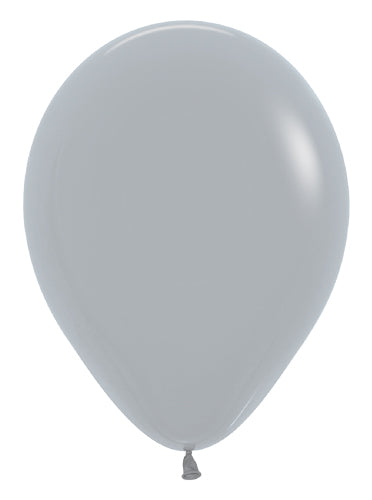 11 Deluxe Grey Sempertex Balloons