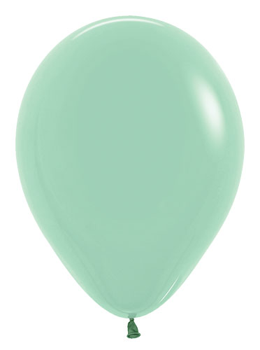 5 Pastel Dusk Green Tea Sempertex Balloons