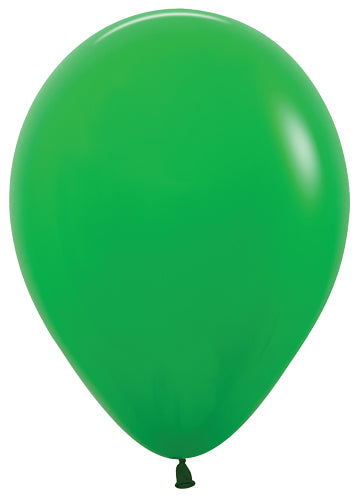 5 Deluxe Shamrock Green Sempertex Balloons