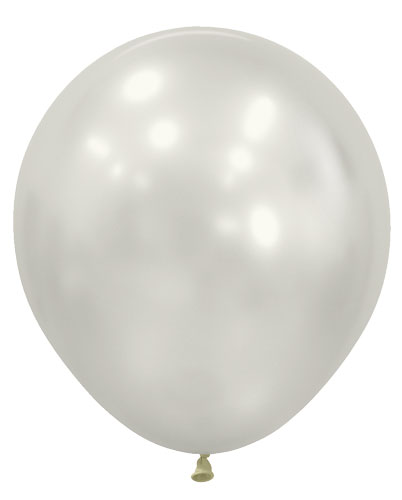 18 Silk Oyster White Sempertex Balloons
