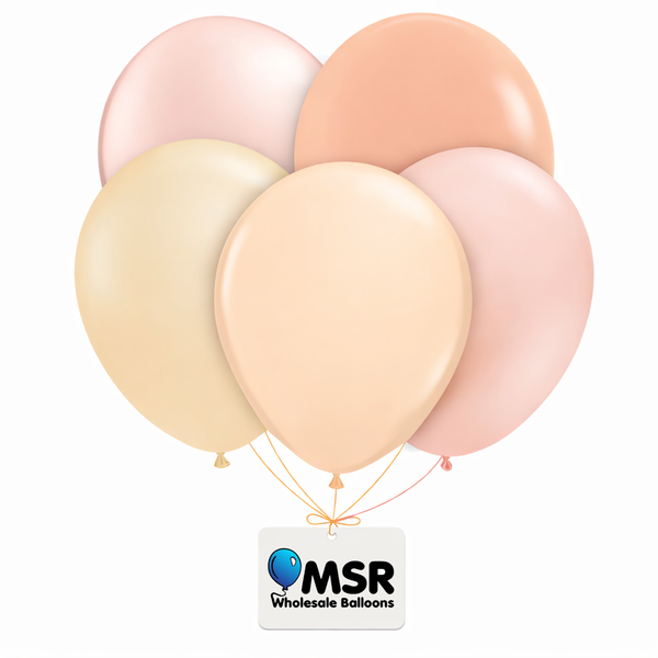Blush & Peach Latex Balloons