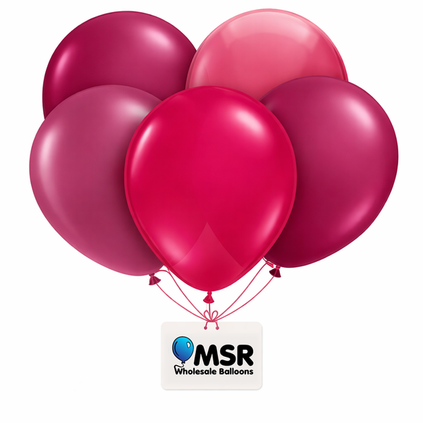 Burgandy Latex Balloons