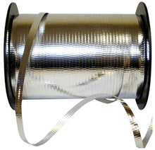 3/16 Reliant Silver Crimped Metallic Curling Ribbon