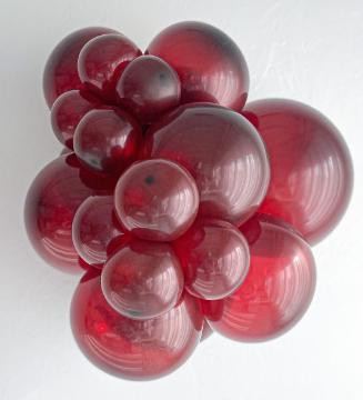 17" Crystal Burgundy TUFTEX Balloons
