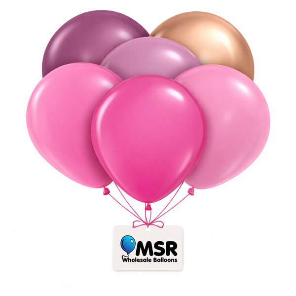 Dark Pink Latex Balloons