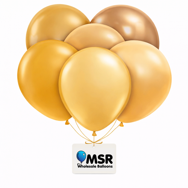 Gold Latex Balloons