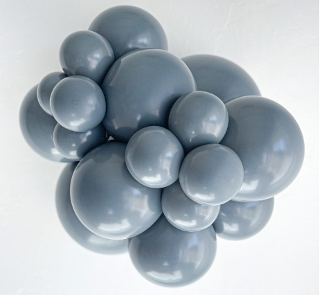 24" Gray Smoke TUFTEX Balloons