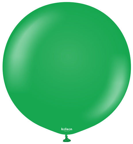 24 Standard Green Kalisan Balloons (2 pack)