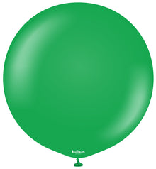 24 Standard Green Kalisan Balloons (2 pack)