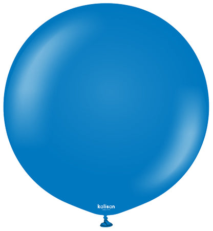 24 Standard Blue Kalisan Balloons (2 pack)